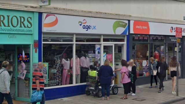 An Age UK shop in Bridlington is inviting donations of unwanted Christmas presents. Photo: Google Maps.