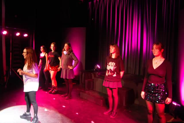 Rehearsals take place for SIX:Teen edition at Whitby School.