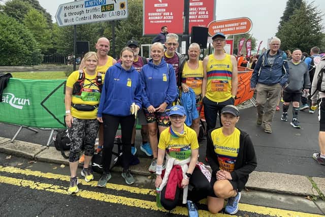 The SAC runners at the GNR on Sunday.