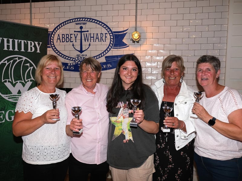 Ladies over 60s, winners Friendship.