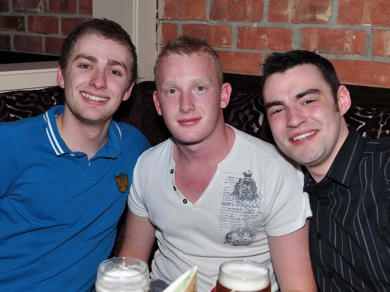 Stephen, Steve and Jack on a lads night out!