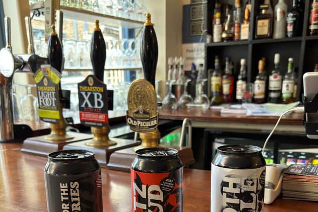 The range includes a pale Ale (Goth Pale), a Ruby ale (Batz Blud) and a lager style ale called Fangs for the Memories which is also gluten free.