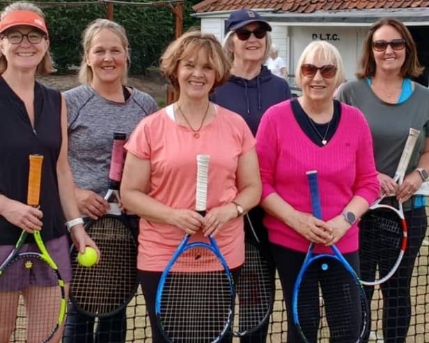 The Hackness and Scarborough Tennis Club Ladies B team.