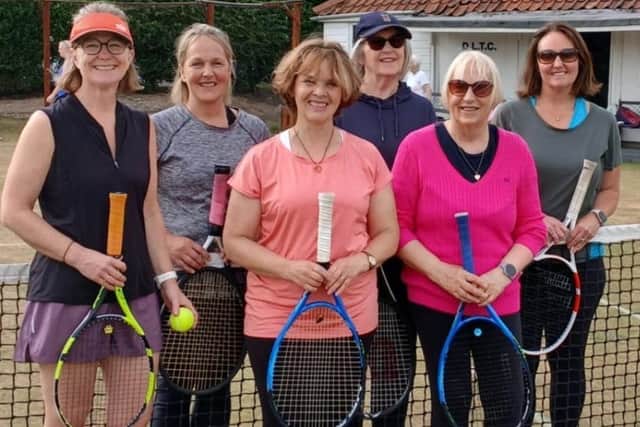 The Hackness and Scarborough Tennis Club Ladies B team.