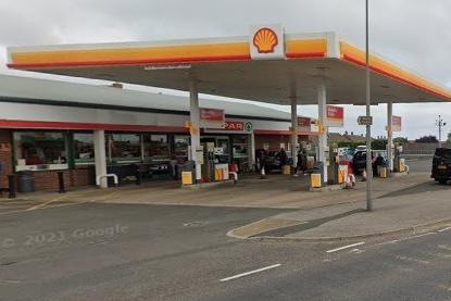 Stakesby Road Whitby - unleaded petrol is 166.9p per litre, diesel 178.9p per litre
picture: Google images
