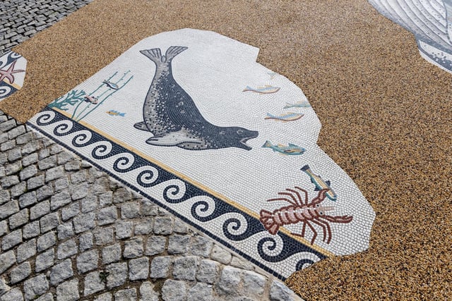 Roman Mosaic c. 2025 by Jeremy Deller and Coralie Turpin. picture: Jules Lister