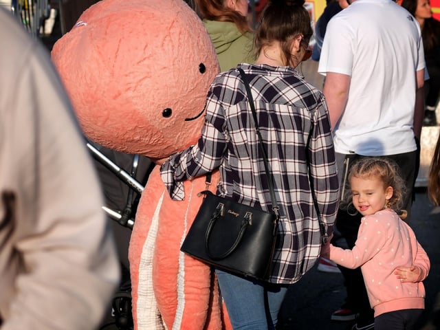 Winning a giant octopus!