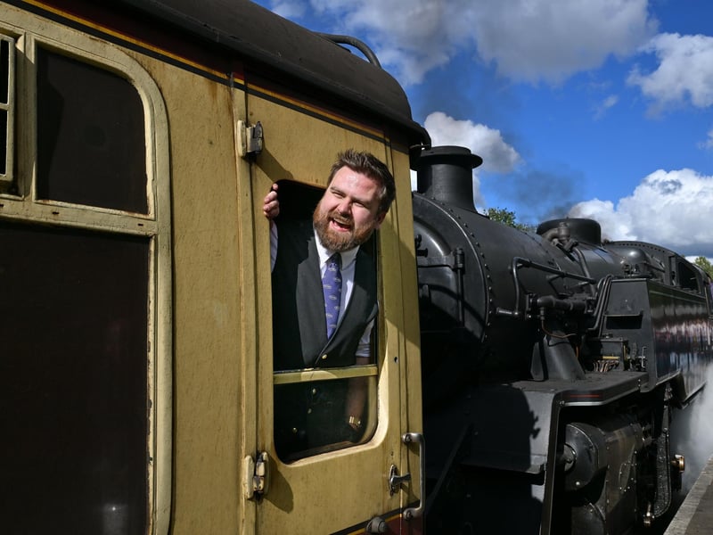 Ready to set off from Pickering station. photo: Richard Ponter