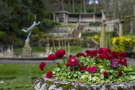 The Italian Gardens situated on  Scarborough's South Cliff