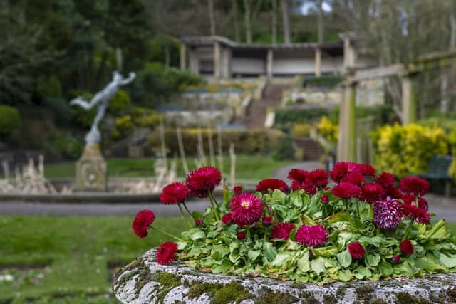 The Italian Gardens situated on Scarborough's South Cliff