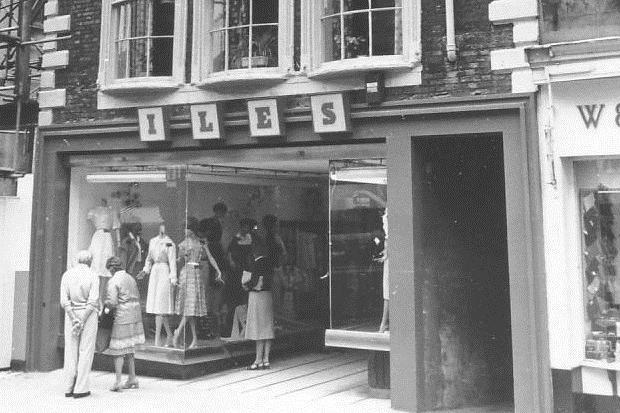 Popular women's clothing shop Iles pictured in 1982.