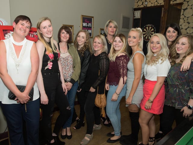 Work colleagues from Bodycare Scarborough enjoying a drink in The Mist Bar.