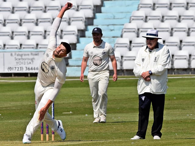 All-rounder Matty Turnbull bagged 2-50 for Scarborough CC against Beverley Town CC.