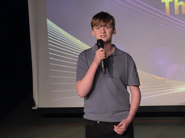 Toby enchanted judges with his mature performance