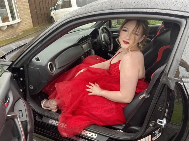 On the way to the event!