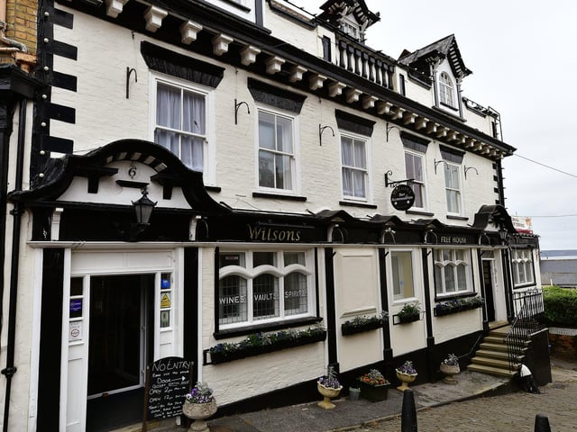 The Grade II-listed Wilsons (formerly the Leeds Hotel) is close to the seafront and offers a warm welcome to locals and visitors. 
Six changing beers (sourced nationally).