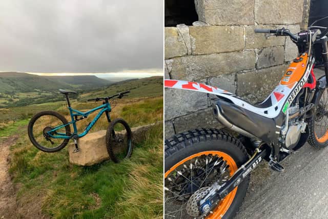 The bikes (pictured) are thought to have been stolen from a garage in Lealholm in the early hours of January 23.