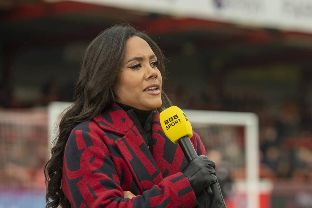 BBC presenter Alex Scott hosted the Football Focus programme from Scarborough this morning as part of 'Non-league Day'
