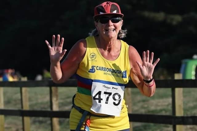 Scarborough Athletic Club's Tanya Mace competed in the annual Hardwick Hall 10K race.