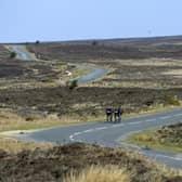 Blakey Ridge is a moorland road through the North York Moors National Park