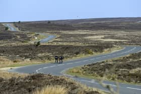 Blakey Ridge is a moorland road through the North York Moors National Park