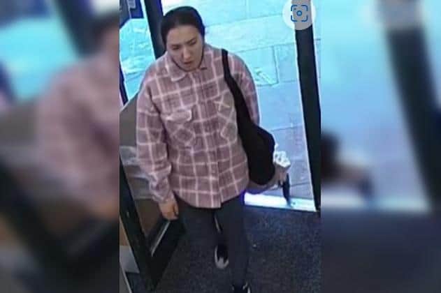 North Yorkshire Police have issued this CCTV image of a woman they would like to speak to, following a theft in Scarborough. Photo: North Yorkshire Police.