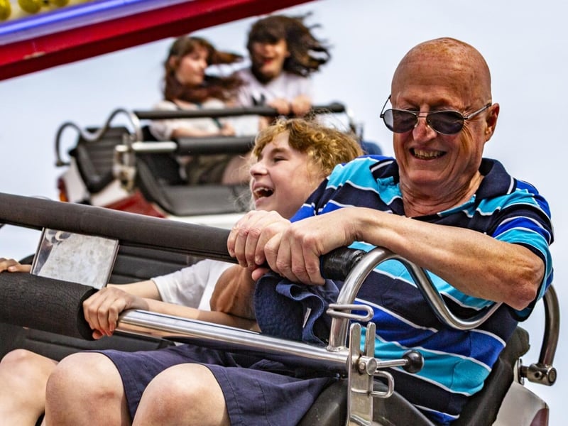 Fun for all on the rides. photo: Brian Murfield