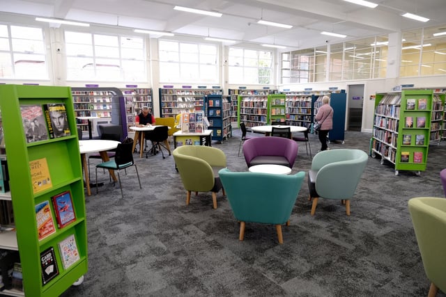 The library has a fresh feel around it, and is looking magnificent.