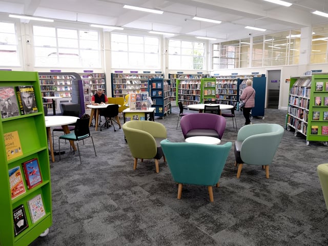 The library has a fresh feel around it, and is looking magnificent.