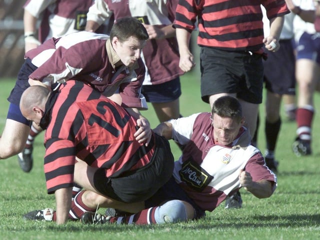 Do you recognise these Scarborough Rugby Club players in action v Huddersfield in September 2003?