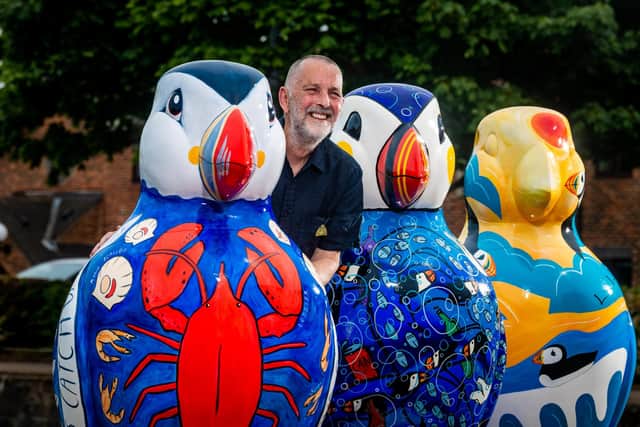 The new sculpture trail follows on from Puffins Galore! Photo courtesy of James Hardisty.