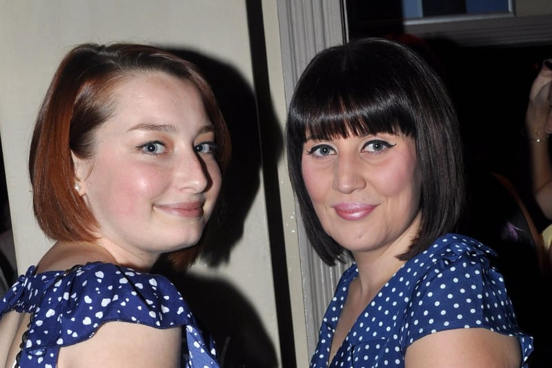 Helen and Hayley are polka party girls!