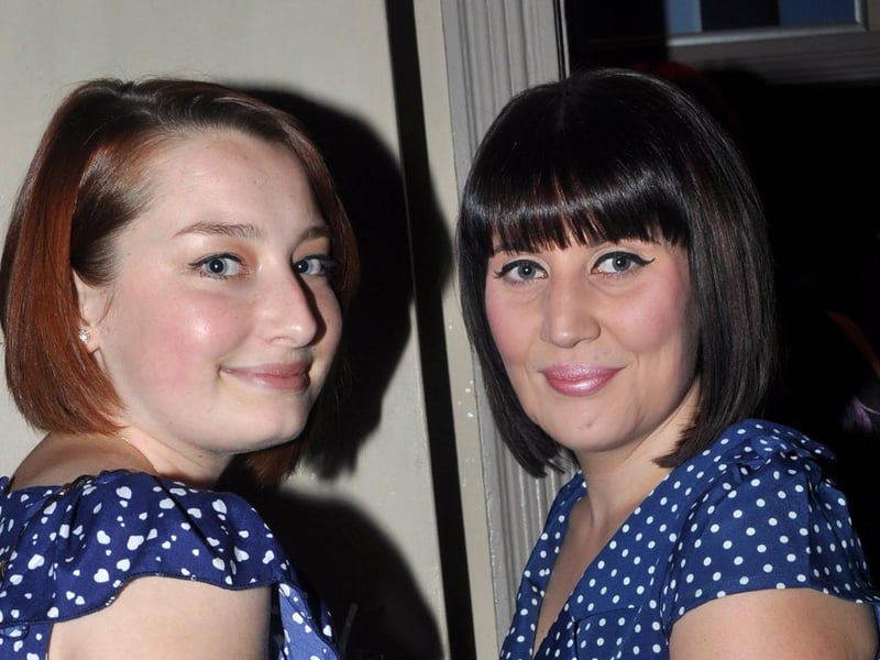 Helen and Hayley are polka party girls!