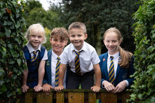 Pupils at Terrington Hall Prep School