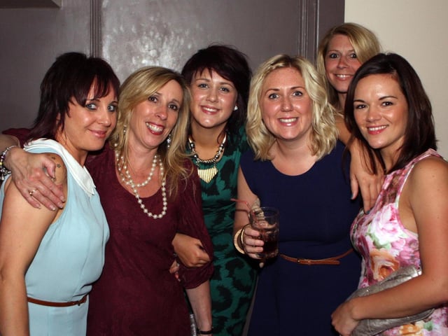 Andrea, Bev, Georgia, Becky, Claire and Carly in 2013.
