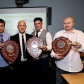 Whitby Fishing School CEO Andy Hodgson with the award recipients.
picture: Richard Ponter