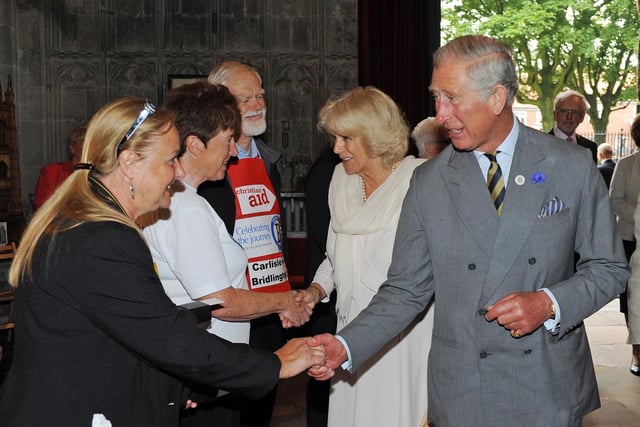King Charles III and Queen Camilla visited Bridlington Priory to celebrate its 900th anniversary in 2013