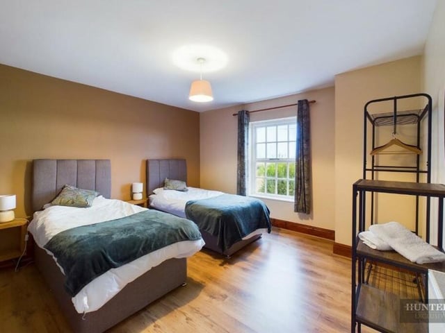 Another of the spacious bedrooms.