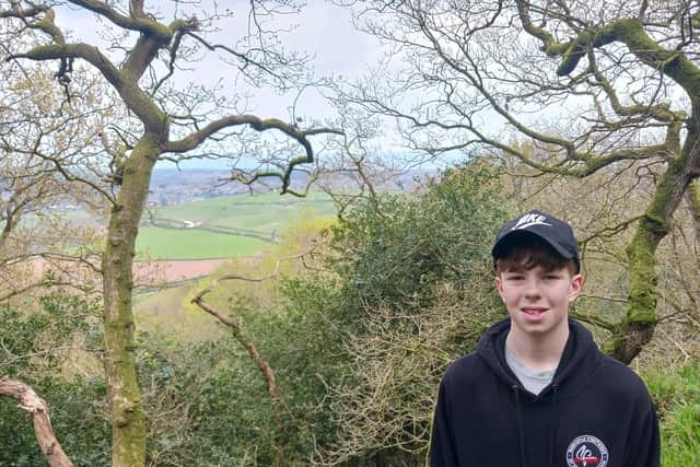 This is Oliver's first time fundraising and he has already raised £600 for MS Society Scarboorugh District at time of publication.