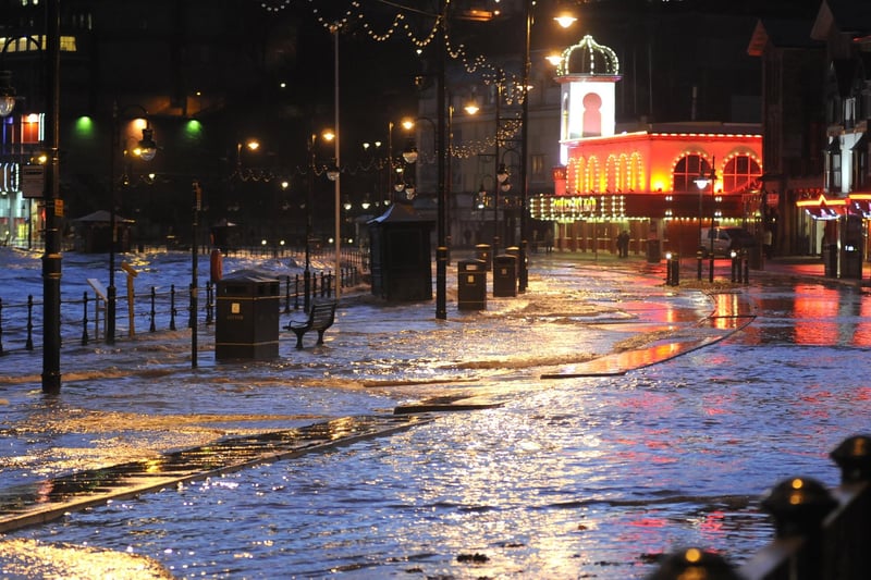 Flooding on South Bay, Scarborough.