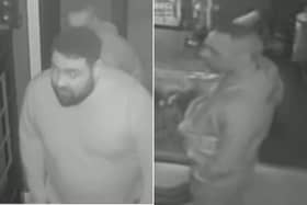 Police believe the two men pictured may be able to help with their enquiries