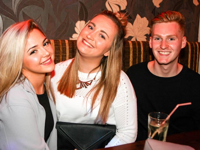 Millie, Sophie and Simon enjoying themselves in 2016.
