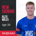 Midfielder Alex Wiles has signed for Boro