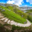 This amphitheatre of rock in the Yorkshire Dales National Park was used as a filming location for Harry Potter and the Deathly Hallows Part 1.