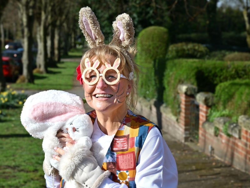 The Easter Monday walk saw participants don a variety of fancy dress outfits