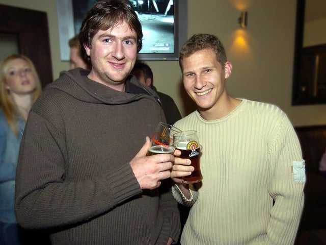 Who do you recognise on this night out in 2005?