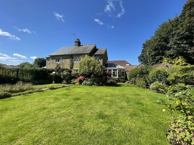 The large and established lawned garden.