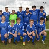 Heslerton Under-15s Hedgehogs wearing their new kit sponsored by The New Derwent Bistro