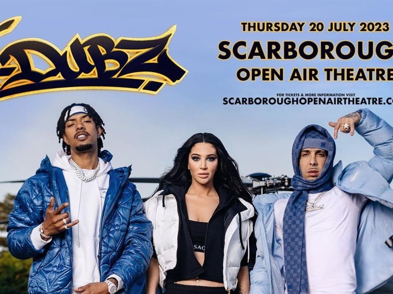 N-Dubz will be coming to the Scarborough Open Air Theatre on Thursday July 20. The chart-topping and multi-award winning hip-hop trio are on their first UK arena tour in 11 years.