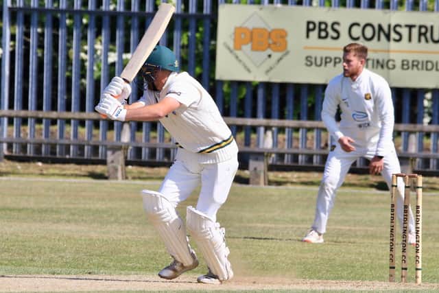 Sam Wragg top-scored with 61 in Bridlington's loss at Woodhosue Grange. Photo by Kirsty Dew (TCF Photography)
